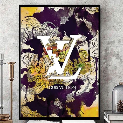 louis vuitton butterfly wall art|louis vuitton wall art prints.